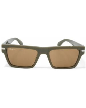 Ferragamo Eyewear Occhiali Da Sole Squadrati - Neutro
