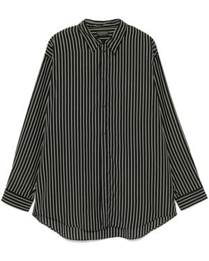 Balenciaga Striped Shirt - Grey