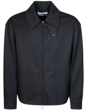 Paolo Pecora Zip-Up Collared Jacket - Blue