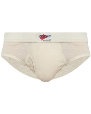 DSquared² Ski Pass Briefs - White
