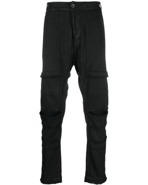 Masnada Jersey Tapered-Leg Trousers - Black