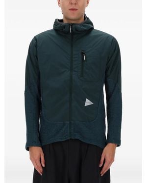 and wander "Alpha Direct" Jacket - Blue