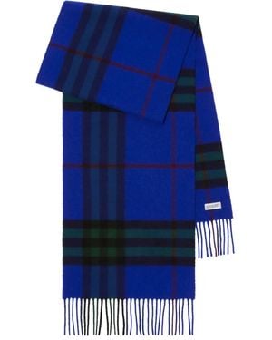 Burberry Pashmina A Cuadros - Azul
