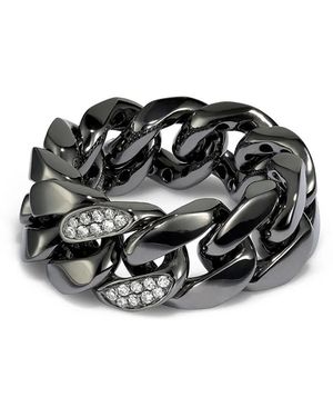 SHAY 18K Chain Ring - Black