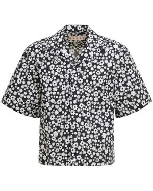 Marni All-Over Floral Print Shirt - Black