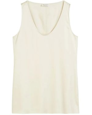 Marc O' Polo Scoop-Neck Sleeveless Top - Natural