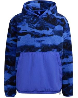 adidas Hooded Pocket Sweatshirt - Blue