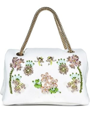 Giambattista Valli Mini Airbag Schultertasche - Weiß