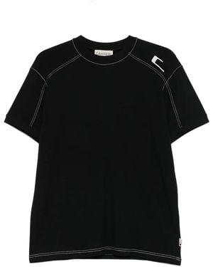 Carrera Contrast-Stitch T-Shirt - Black