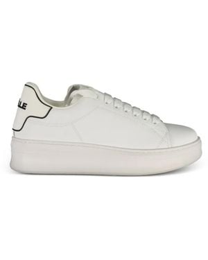 Gaelle Paris Lace-Up Sneakers - White