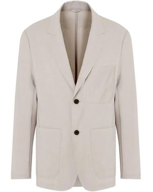 Emporio Armani Pocket Single-breasted Blazer - ナチュラル