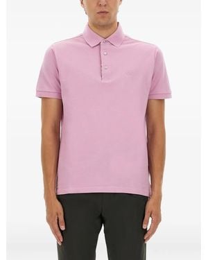 Etro Buttoned Polo Shirt - Pink
