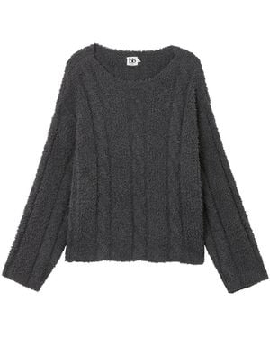 B+ AB Jersey De Manga Larga - Negro