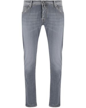 Jacob Cohen Klassische Slim-Fit-Jeans - Blau