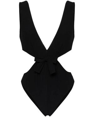 Lisa Marie Fernandez The Bow Swimsuit - Black