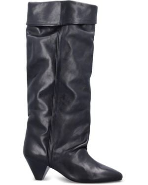 Isabel Marant Elita レザーブーツ - ブルー