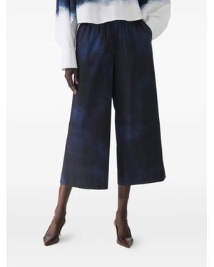 Jason Wu Pantalon À Motif Tie Dye - Bleu