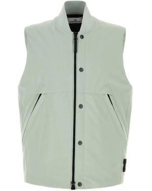 Stone Island Zip-Up Gilet - Green
