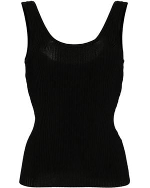 Zimmermann Scoop-Neck Tank Top - Black