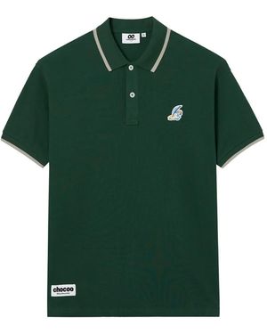 Chocoolate Polo À Patch Logo - Green