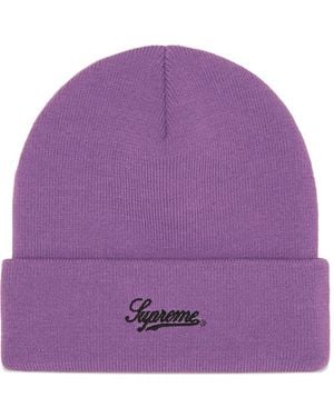 Supreme Zoo York Embroidered Beanie - Purple