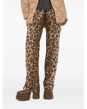 RED Valentino Pantaloni Con Stampa - Neutro