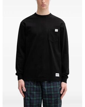 Neighborhood Long-Sleeve Pocket T-Shirt - Black