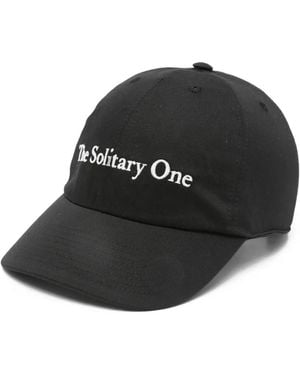 Ann Demeulemeester Logo-Embroidered Baseball Cap - Black