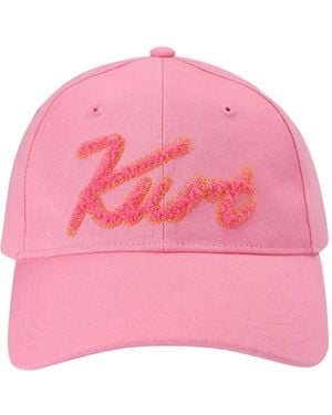 Kurt Geiger Logo-Embroidered Baseball Cap - Pink