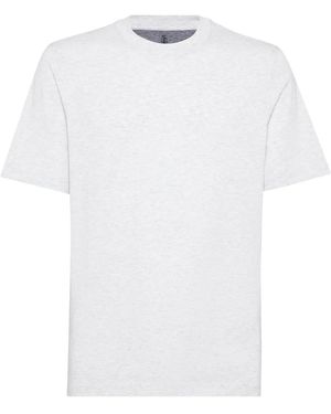 Brunello Cucinelli メランジ Tシャツ - ホワイト