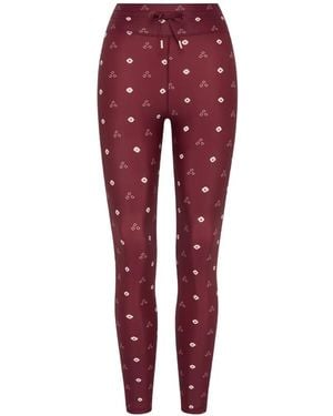 The Upside Bandhani-Print Leggings - Red