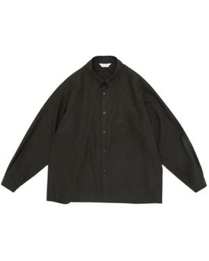 Still By Hand Cotton-Twill Shirt Jacket - Black