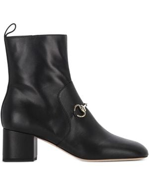 Gucci Horsebit Stiefeletten 55mm - Schwarz