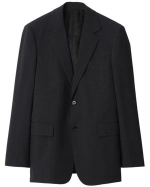 Burberry Blazer Met Enkele Rij Knopen - Zwart