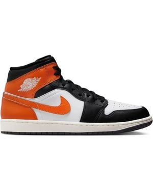 Nike Air 1 Mid Toe Starfish" Sneakers - Orange
