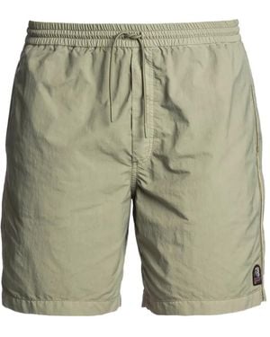 Parajumpers Logo-Patch Swim Shorts - Green