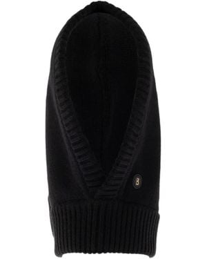 Bogner Berny Ribbed-Knit Balaclava - Black