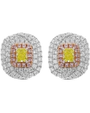 HYT Jewelry 18K Diamond Earrings - White