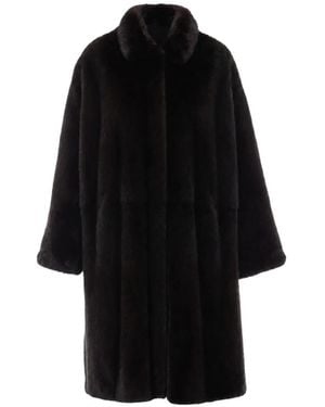 Yves Salomon Wendbarer Mantel - Schwarz