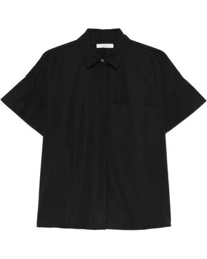 Co. Chest-Pocket Short-Sleeve Shirt - Black