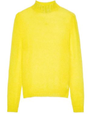 MSGM Trui Met Lange Mouwen - Geel