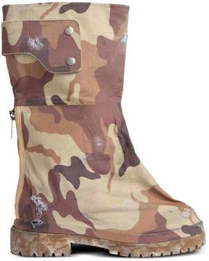 424 Botas Dragon Rider Camo - Marrón