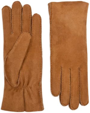 Agnelle Gants En Daim - Brown