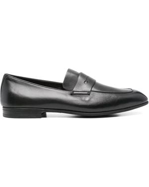 ZEGNA Leather Loafers - Grey