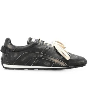 DSquared² Dc-642 Leather Sneakers - Black