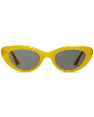 Gentle Monster Conic Tinted Sunglasses - Yellow