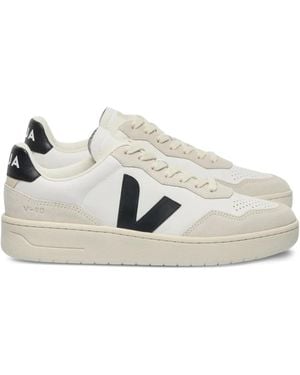 Veja V-Logo Trainers - White