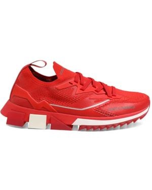 Dolce & Gabbana Sorrento Stretch Sneakers - Red