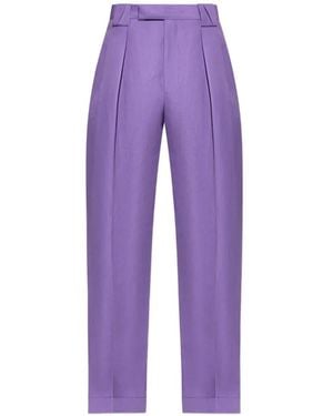 Versace Creased Pants - Purple