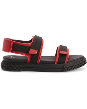 Giuseppe Zanotti Frankie ダブルストラップ サンダル - レッド